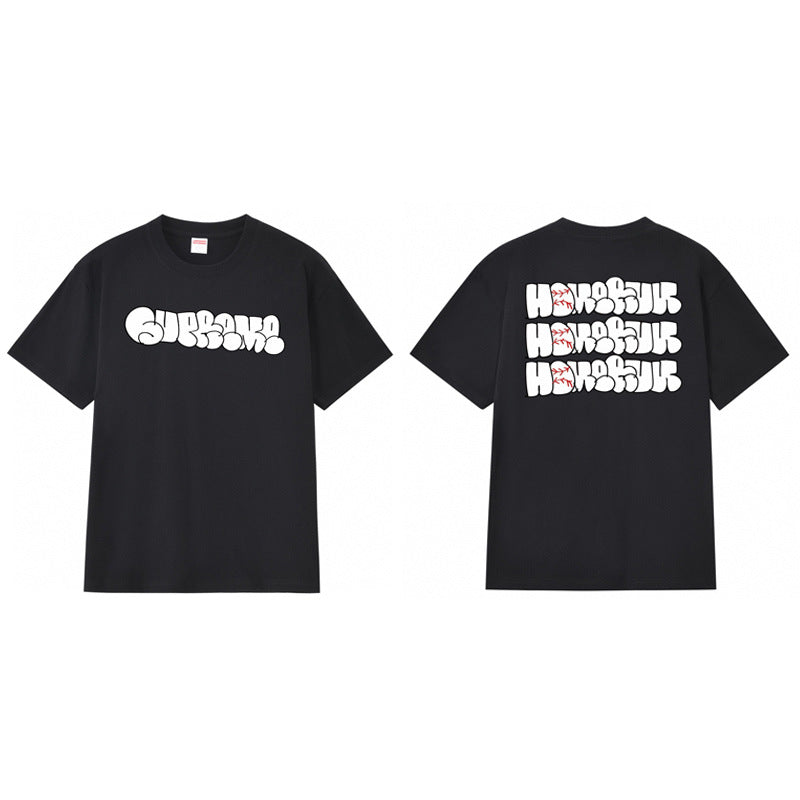 Cross border supply, foreign trade wholesale, trendy brand Supreme, short sleeved American BOX, classic 240g top, T-shirt with half sleeves, 10 (30)