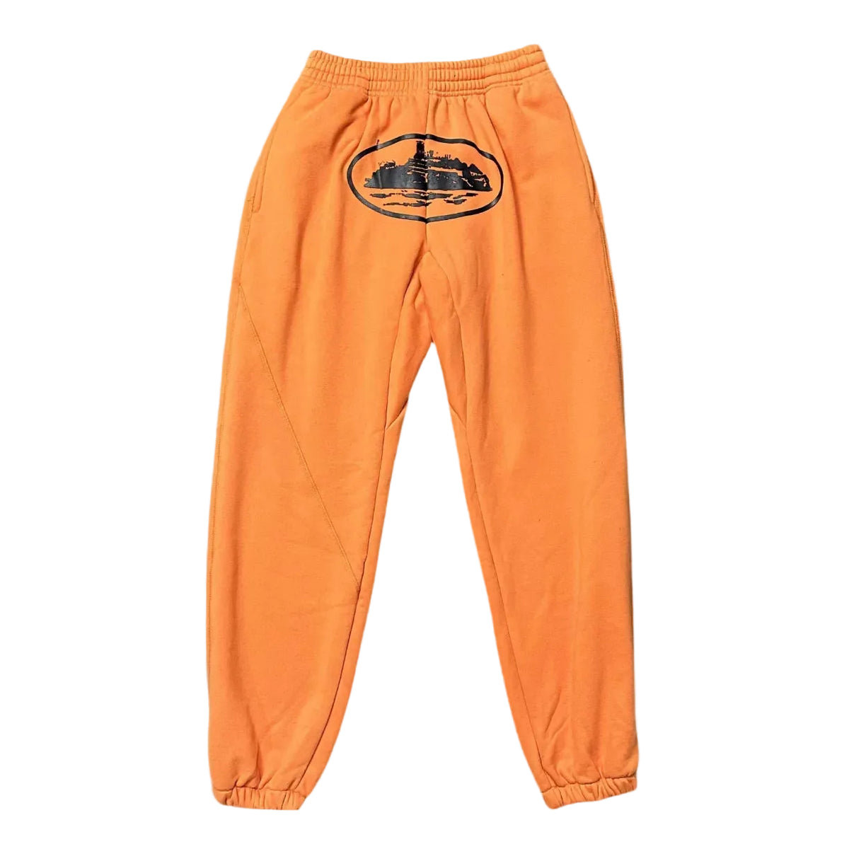 Corteiz Alcatraz Island Heavyweight Sweatpants orange