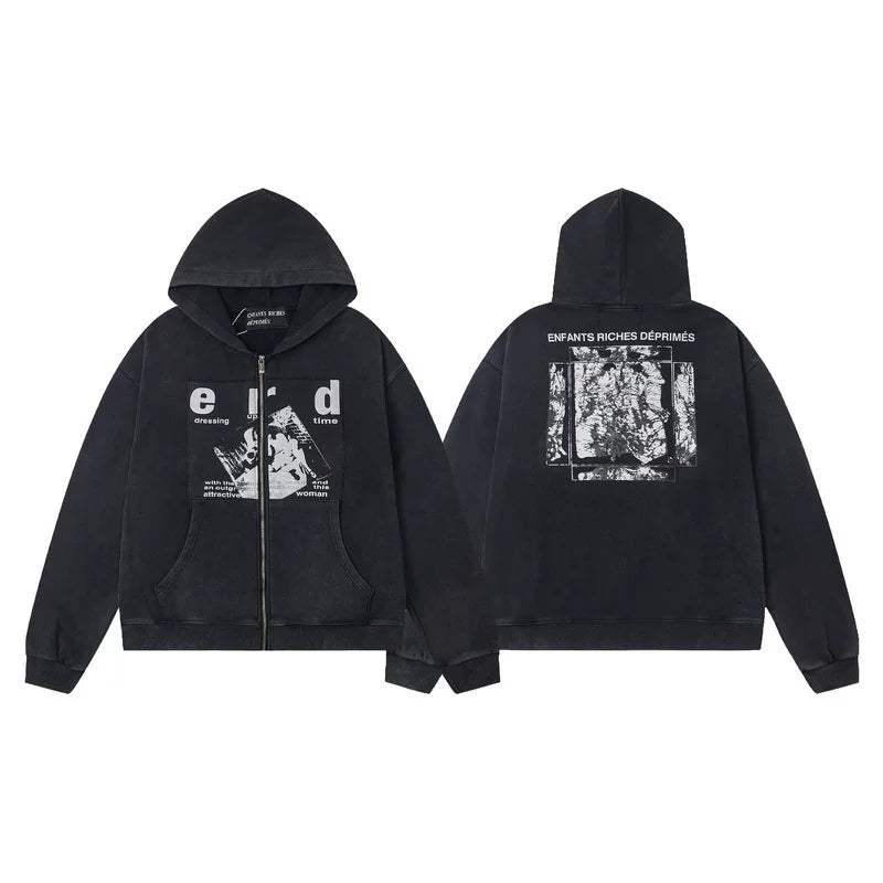 Erd hooded sweatshirt melancholic rich second-generation versatile loose hoodie trendy ins autumn/winter 2025 new European and American fashion brand (45)