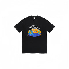 Heavy Cross border Trendy Supreme Letter Printed T-shirt BOX Round Neck Short Sleeve Men's and Women's Loose Casual T-shirt Men's and Women's (22)