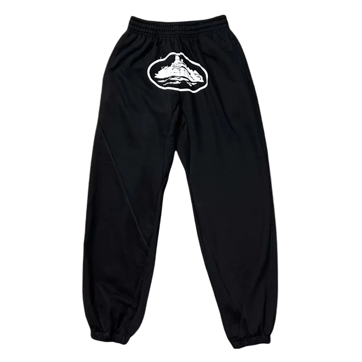 Corteiz Alcatraz Island Heavyweight  Sweatpants black