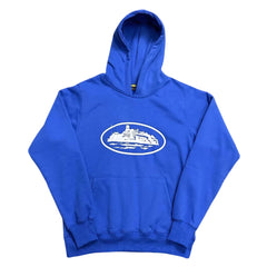 Corteiz Alcatraz Island Heavyweight Hoodie Deep Blue