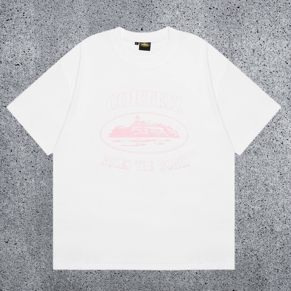 CORTEIZ Devil's Island Short sleeved Cotton Round Neck Printed American Street Loose T-shirt 2024 Spring New INS Trendy Brand (7)
