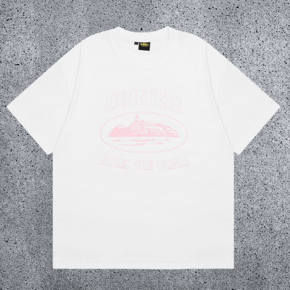 CORTEIZ Devil's Island Short sleeved Cotton Round Neck Printed American Street Loose T-shirt 2024 Spring New INS Trendy Brand (7)