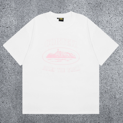 CORTEIZ Devil's Island Short sleeved Cotton Round Neck Printed American Street Loose T-shirt 2024 Spring New INS Trendy Brand (7)