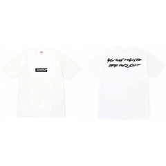Heavy Cross border Trendy Supreme Letter Printed T-shirt BOX Round Neck Short Sleeve Men's and Women's Loose Casual T-shirt Men's and Women's (26)
