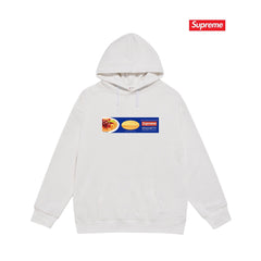 Cross border high version trendy brand Supreme letter printed hooded sweatshirt jacket, classic BOX looped hoodie for men and women (29)