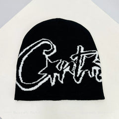 American Hip Hop Street Corteiz Cruise Knitted Hat for Men and Women Warm Rap Personalized Street Dance Ins Hoodie (7)