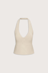 Sculpt Seamless Halter Tank - Chai