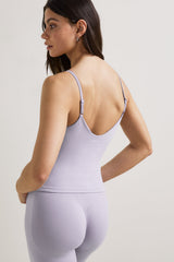 Sculpt Seamless Ruched Vest - Lilac