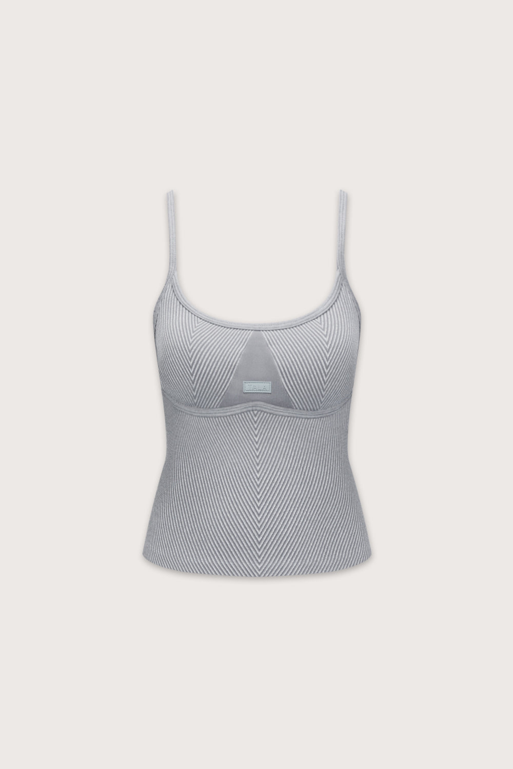 Seamless Rib Vest - Vintage Grey