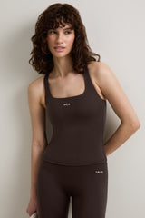 SkinLuxe Cross Back Vest - Americano