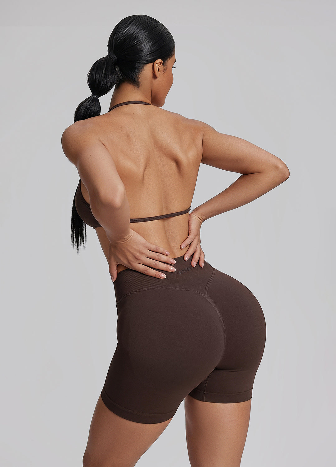 Ultrasculpt High Waisted Butt Lifting Tummy Control Shaping Training Shorts 4.5"